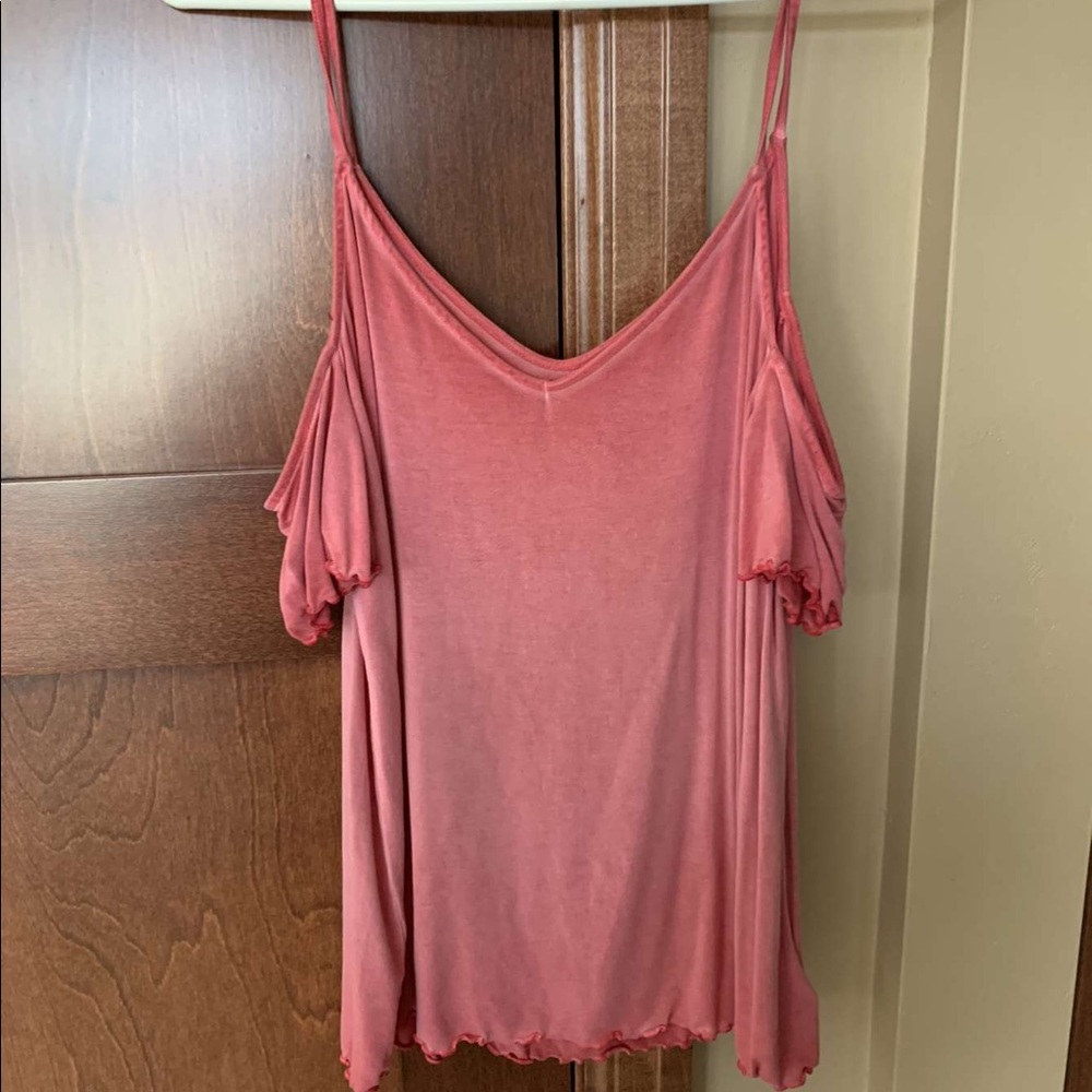 Tank Top With Shoulder Sleeves